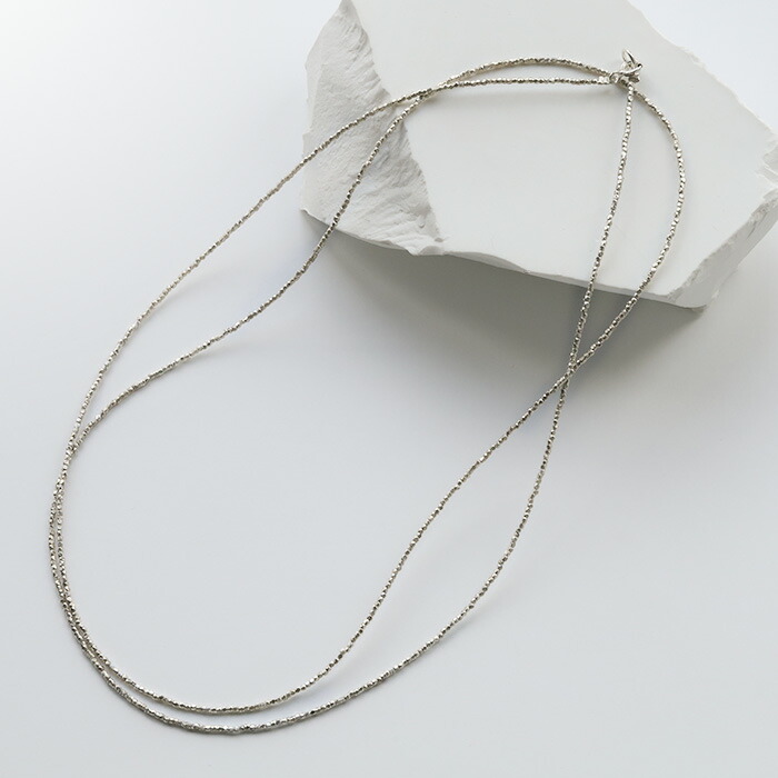 楽天市場】カレンビーズシルバーネックレスネックレス/ロング