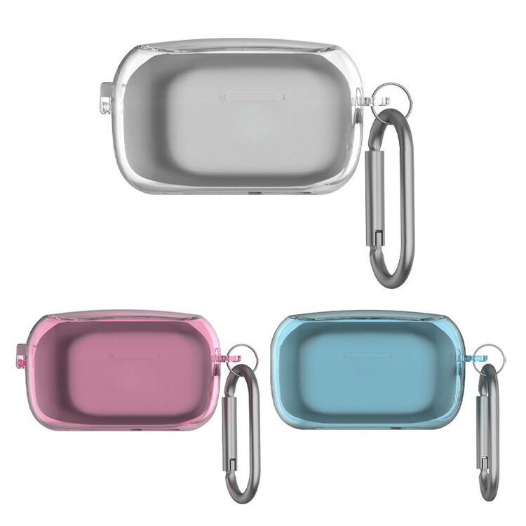 楽天市場】AVIOT TE-V1R クリアケース 透明 TPU シンプル カラビナ付き