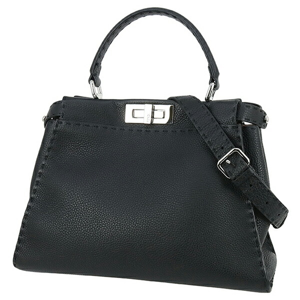 楽天市場】【美品】 フェンディ ピーカブー ミニ ナッパレザー