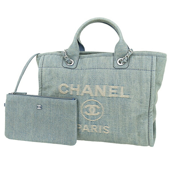 楽天市場】【未使用品】 シャネル トートバッグ ドーヴィル MM