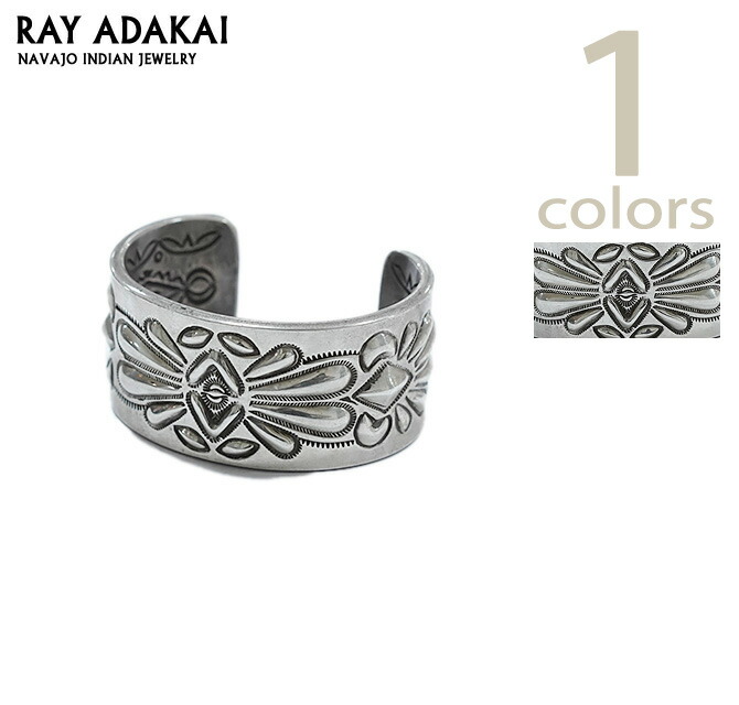 楽天市場】ナバホ族【RAY ADAKAI】レイアダカイDouble Stamp Bracelet