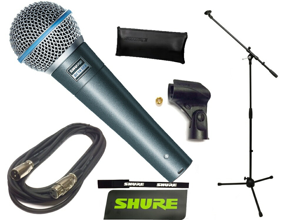 楽天市場】SHURE シュア SM58-LCE お手頃 マイクスタンドセット （XLR