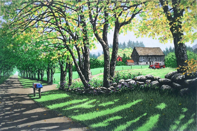 楽天市場】キャロル・コレット 「Quiet Summer Day」Collette 手彩色銅