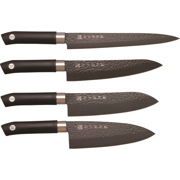 楽天市場】濃州孫六作 黒打和包丁4本セット 200Q 包丁 ほうちょう 刃物