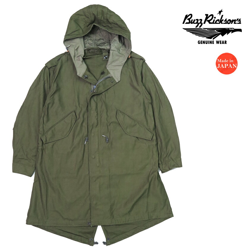 楽天市場】Buzz Rickson's TYPE M-51モッズコートPARKA-SHELL