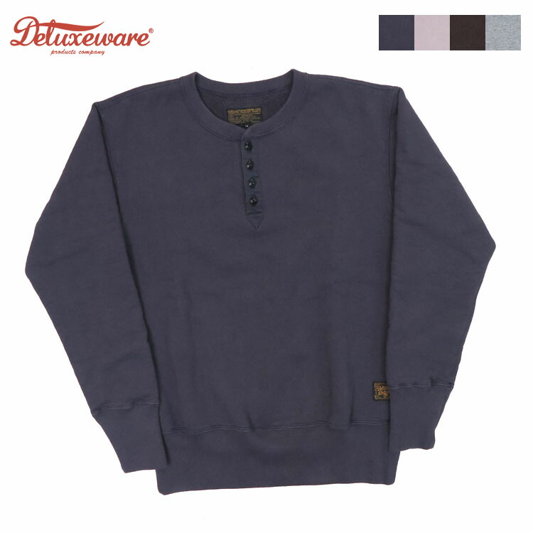 楽天市場】デラックスウェア DELUXEWARE ハーフジップ スウェット 無地