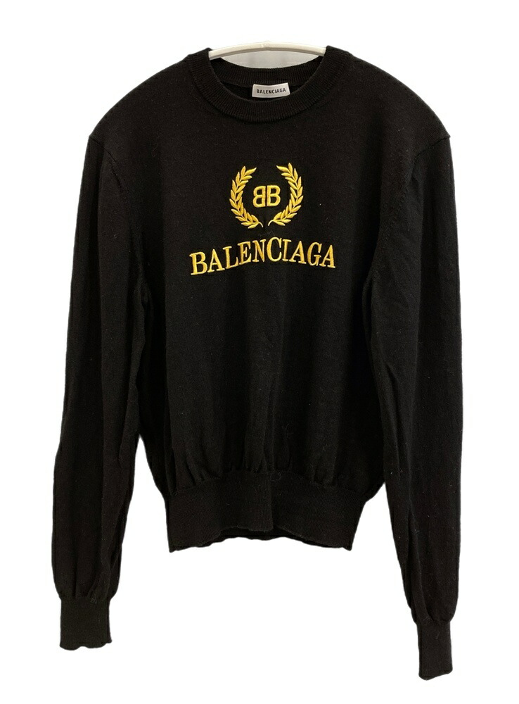 楽天市場】【中古】 BALENCIAGA （バレンシアガ） ロゴ 総柄 ニット
