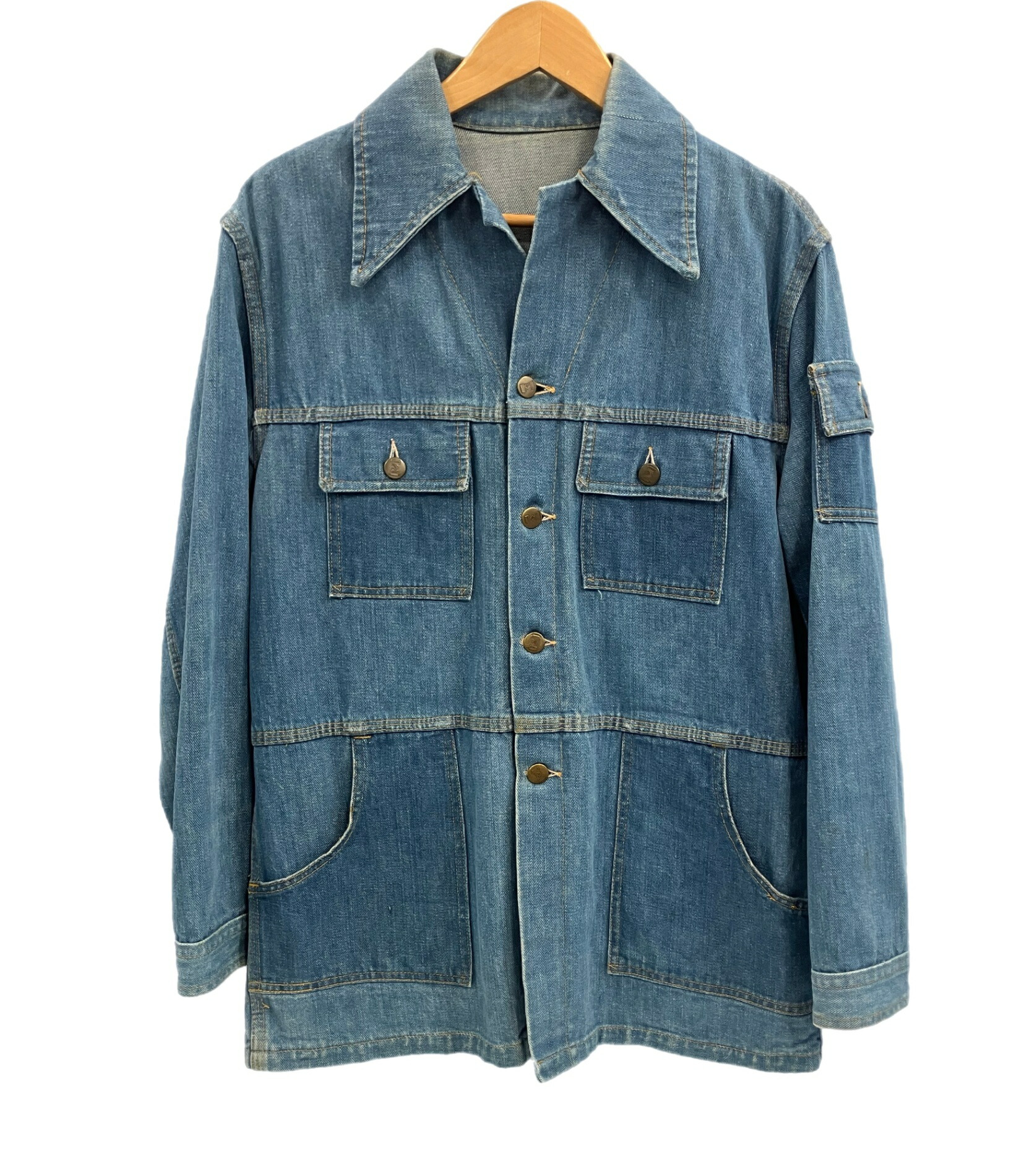 ヴィンテージカーハート44×30インディゴオーバーオール超レアcarhartt