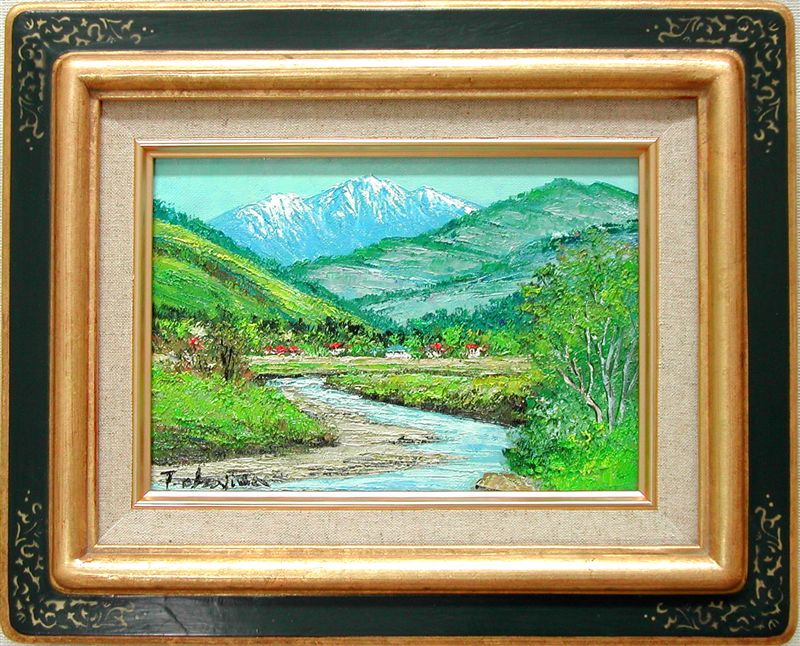 楽天市場】絵画 油絵 宍道湖 (朝隈敏彦) 送料無料 【肉筆】【油絵