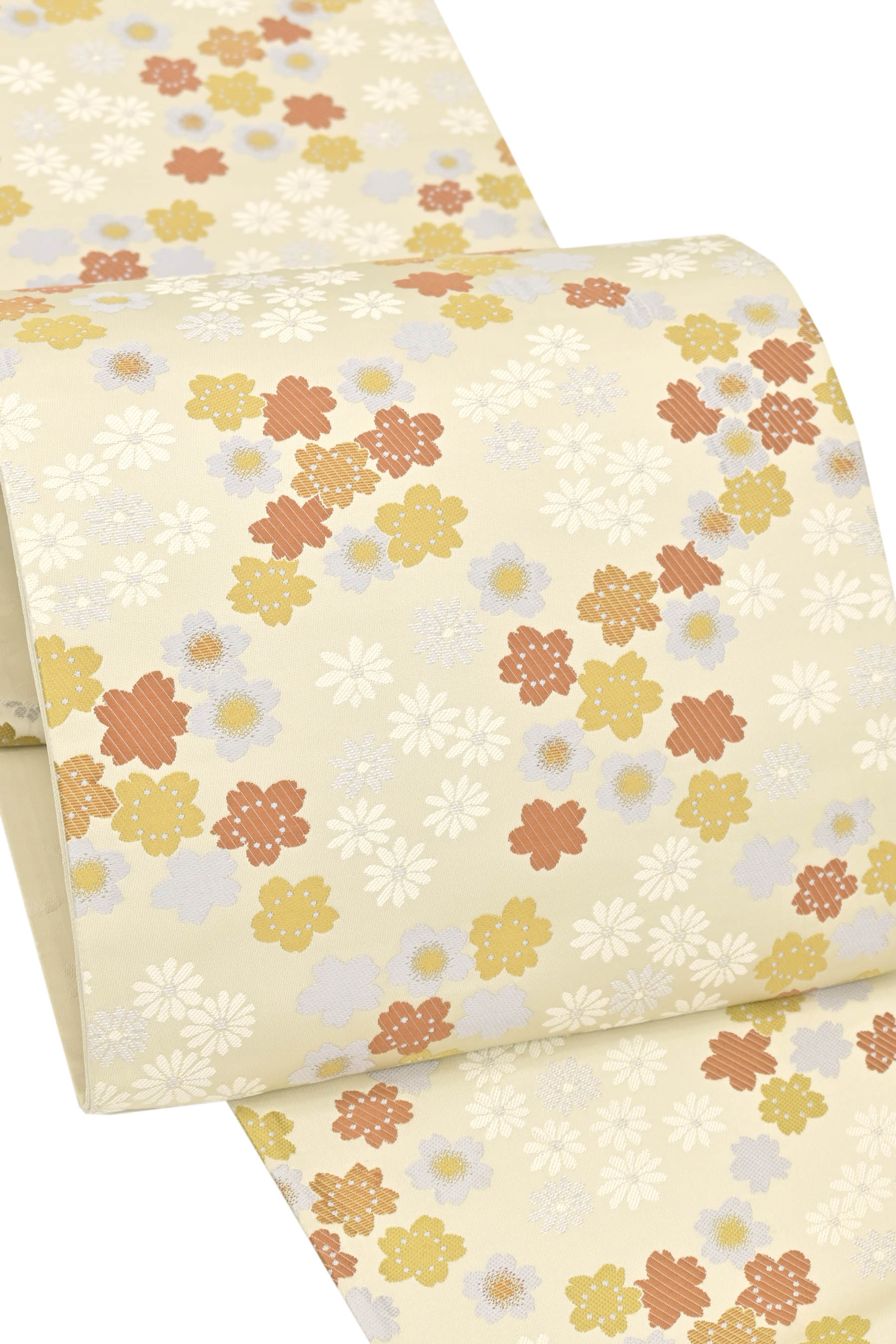 楽天市場】丸勇謹製 礼装用袋帯 唐織つづれ袋帯 六通柄 変わり雪輪と桜