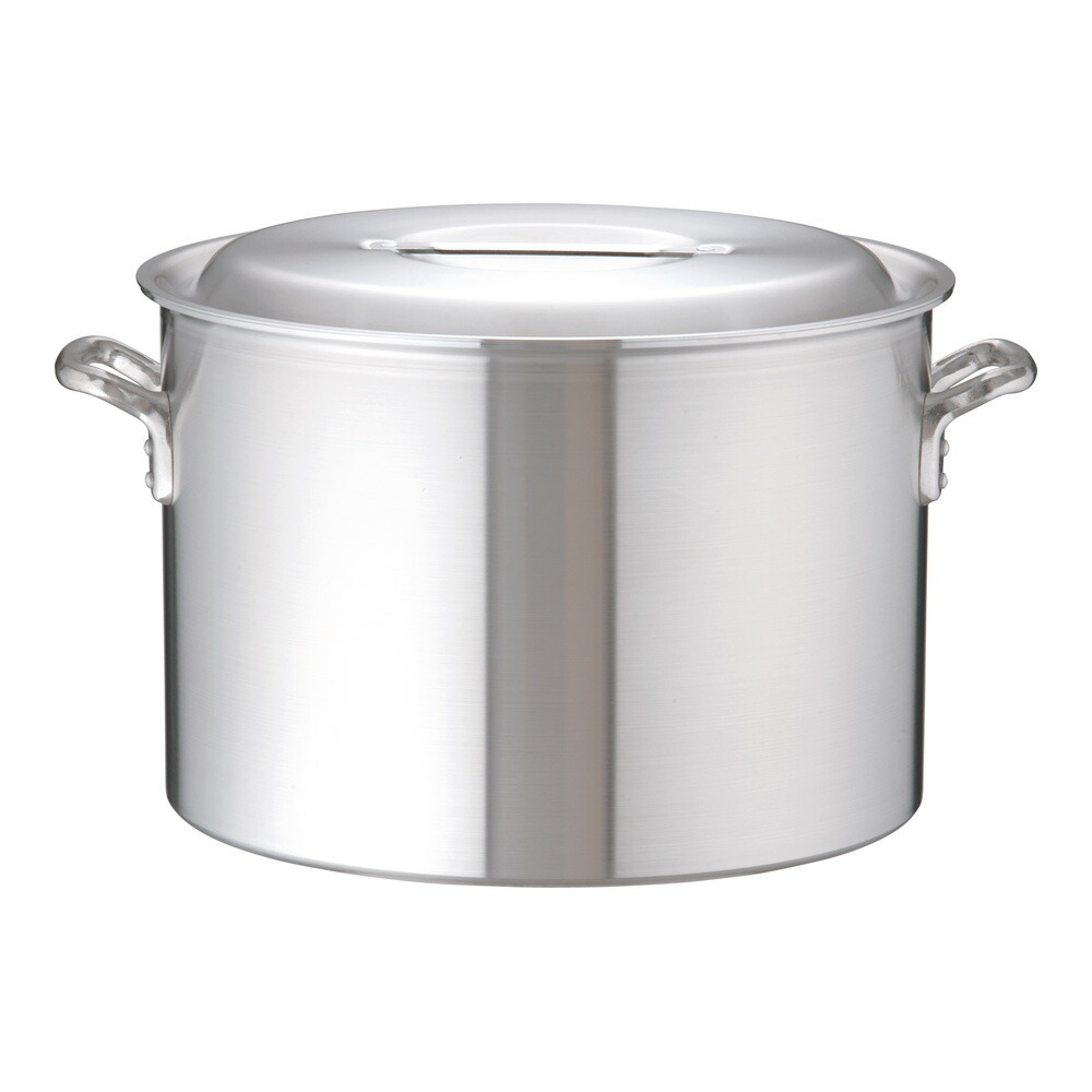 楽天市場】※代引不可※アルミDON 深型寸胴鍋 45cm (蓋付) 業務用鍋 超深