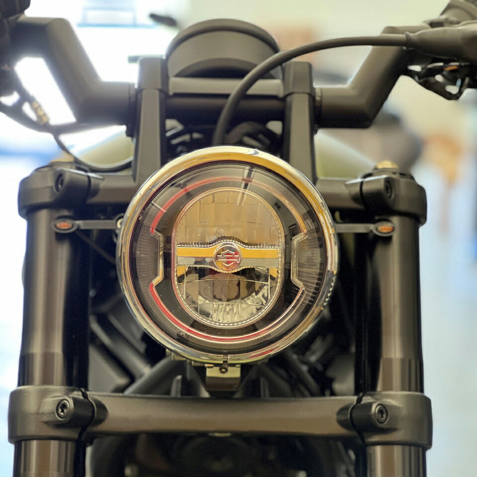 楽天市場】スポーツスターS RH1250S LEDカスタムヘッドライト ブラック