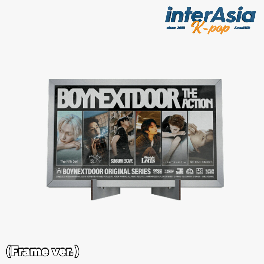 楽天市場】BOYNEXTDOOR - 5th EP 「The Action」 (Frame ver.) ボーイ