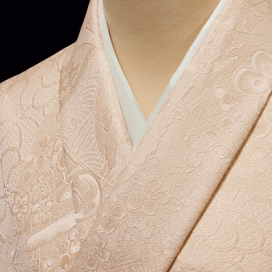 楽天市場】色無地 辻が花文 薄桜色 アウトレット : 色無地着物専門