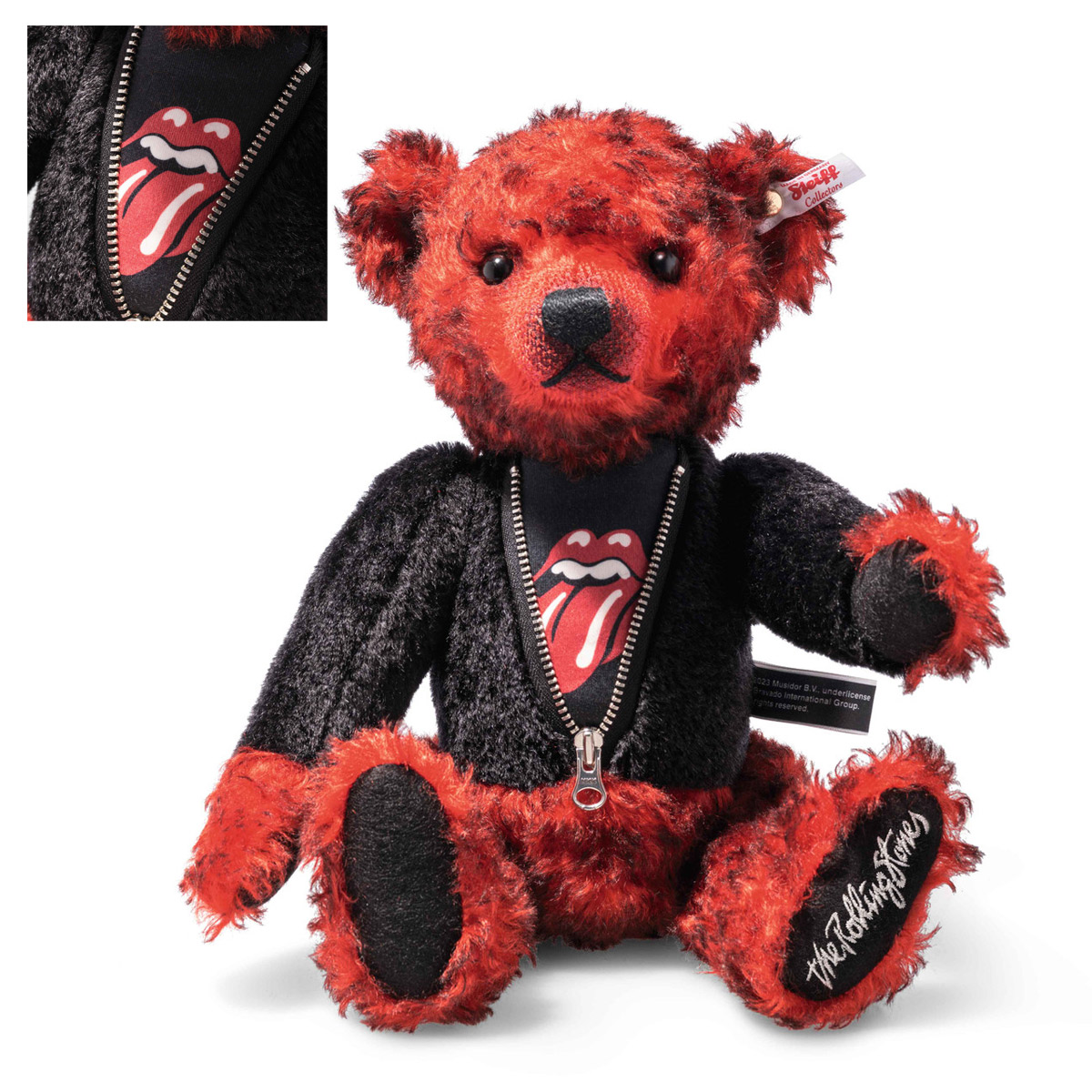 楽天市場】世界限定 シュタイフ ロックス！ローリングストーンズ