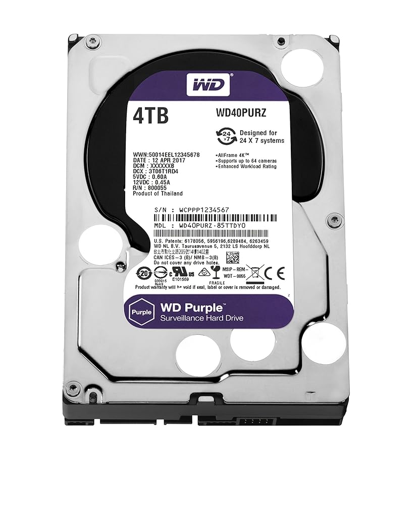 楽天市場】【4本セット】Western Digital WD40EAAZ 4TB 3.5インチ SATA