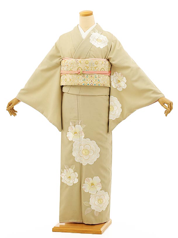 楽天市場】訪問着 レンタル 結婚式 tc710 JAPANSTYLE 山吹色 吉祥文様