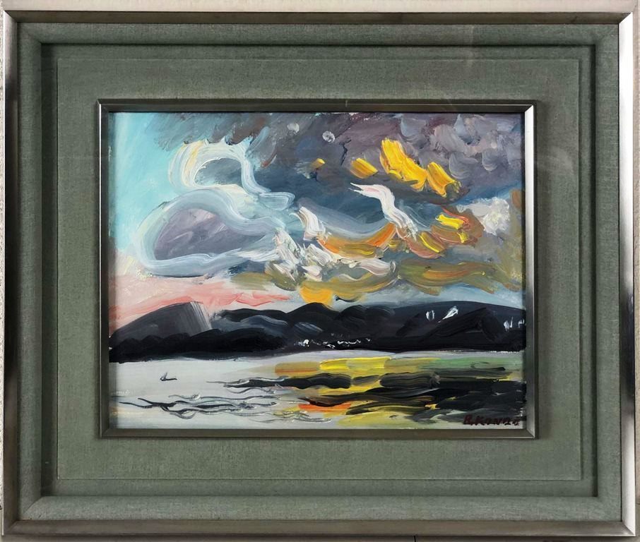 楽天市場】清水錬徳 「岬」 油彩3号 : 小野画廊