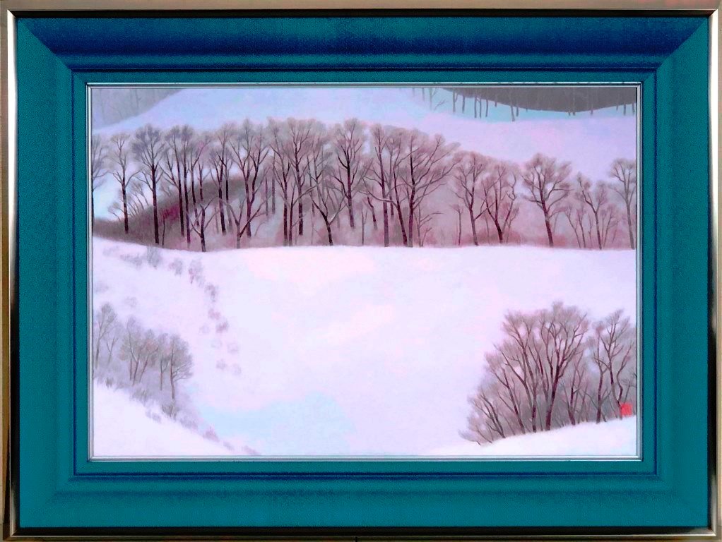 楽天市場】東山魁夷 「朝雲」 工芸画10号 : 小野画廊