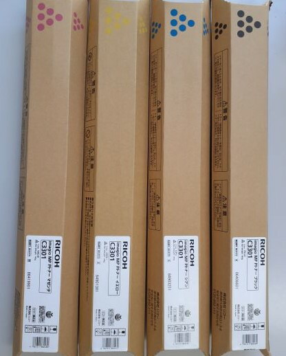 楽天市場】RICOH imagio MP Pトナー C3301 4色セット(純正
