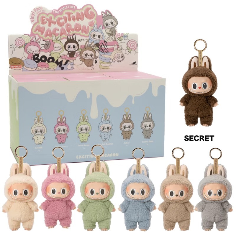 楽天市場】POP MART THE MONSTERS LABUBU Exciting Macaron Plush