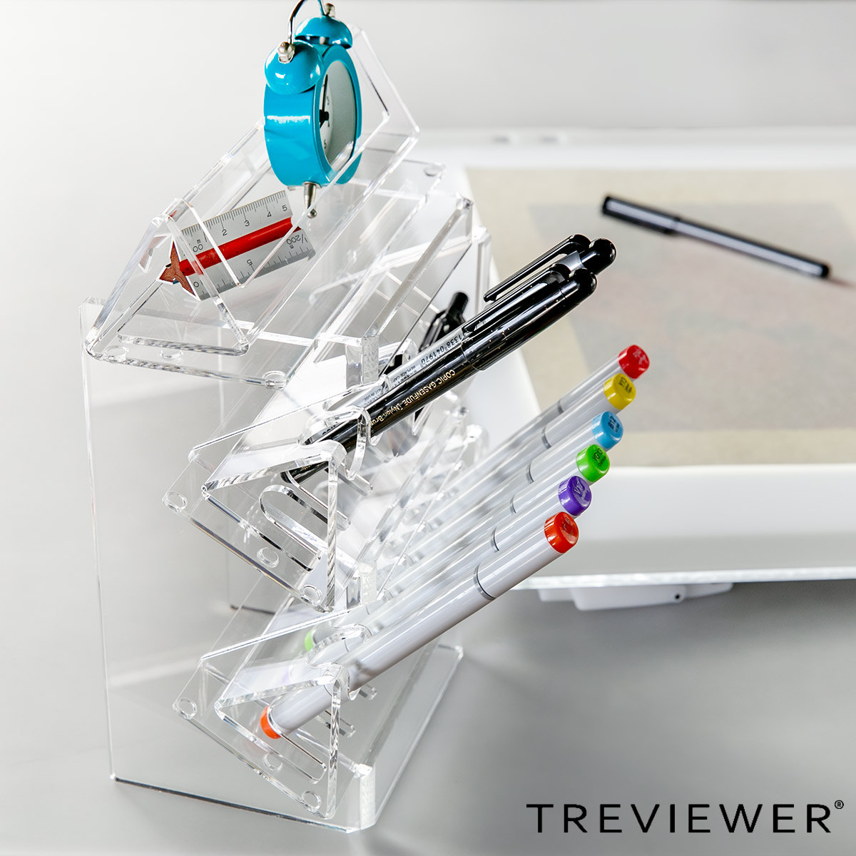 楽天市場】【日本製】 ペンスタンドセットアップ（3種） トレビュアー