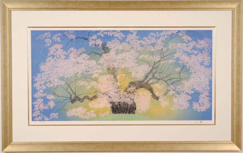 楽天市場】宇野千代 うす墨の桜 桜 絵画 淡墨桜 岐阜県本巣市根尾 和風