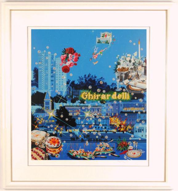 楽天市場】ヒロヤマガタ シルクスクリーン 2001 二人の星