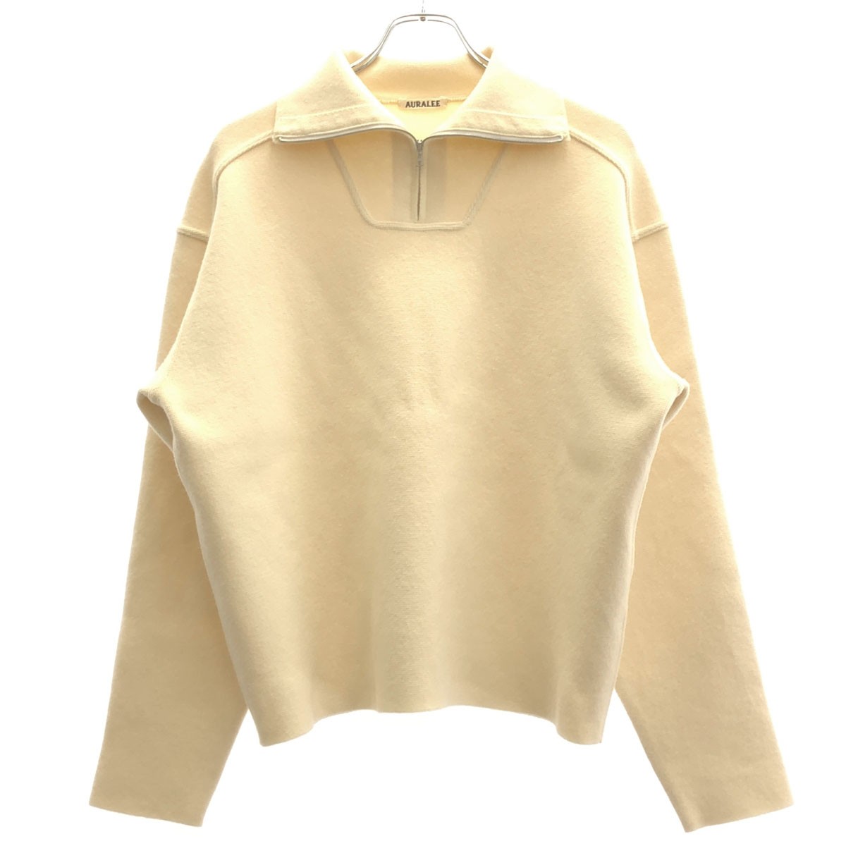 楽天市場】AURALEE 23aw SHETLAND WOOL CASHMERE KNIT P/O #BLACK SIZE