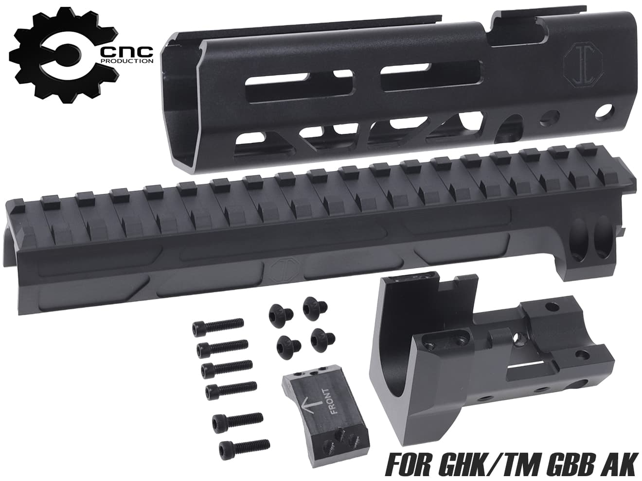 楽天市場】CNC Production JM アルミCNC M-LOK ハンドガード 10.64
