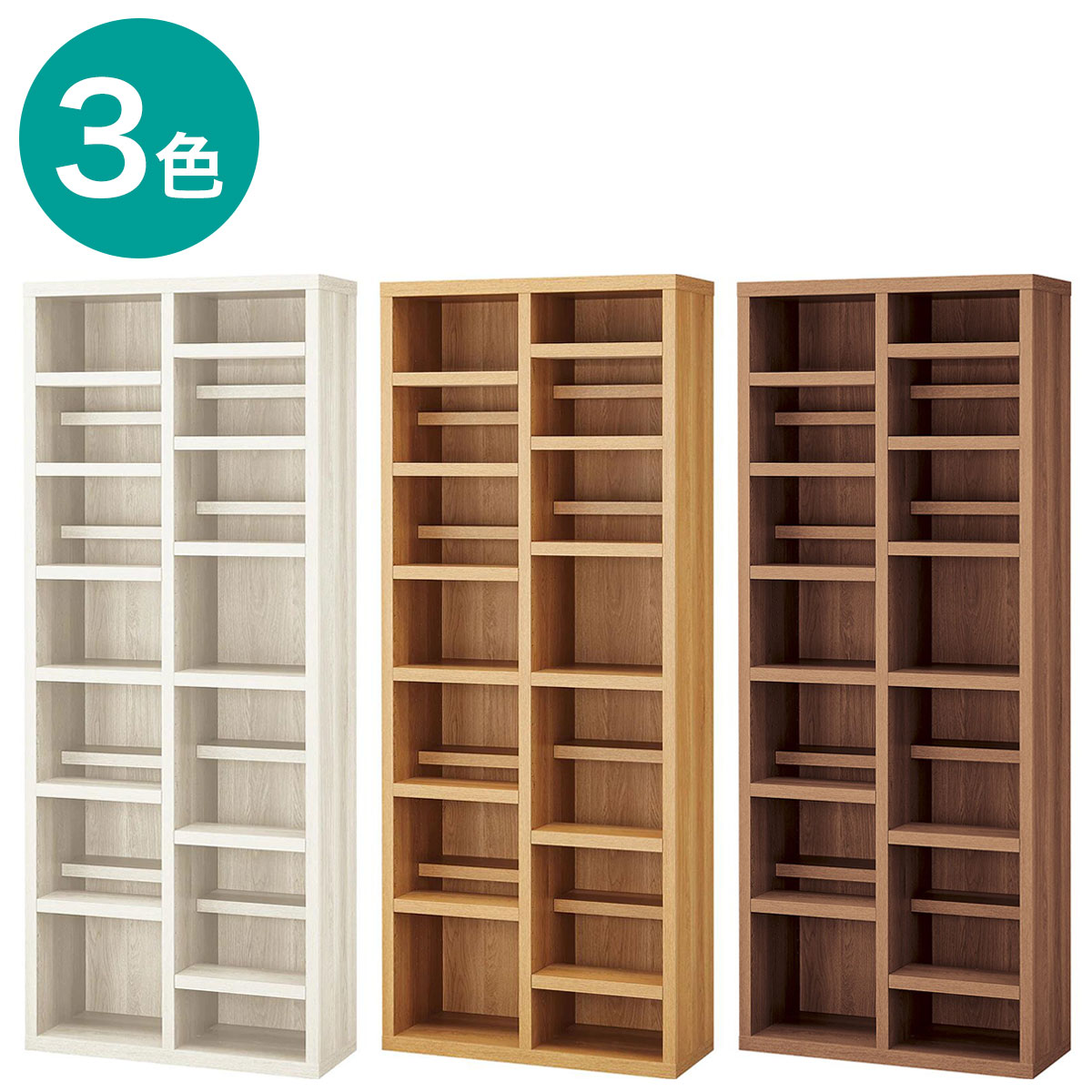 楽天市場】安心の壁面突っ張り式書棚 高さ184cm-最大270cmまで対応