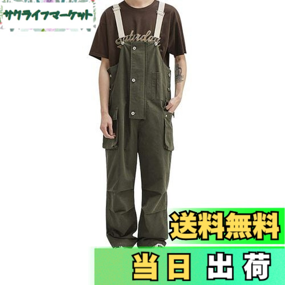 楽天市場】【送料無料】[Maioule] オーバーオール ソリッドカラー