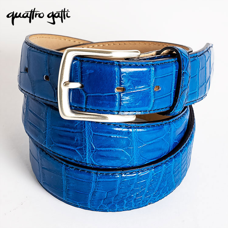 楽天市場】ベルト メンズ レザー 本革 クロコダイル ワニ革 日本製