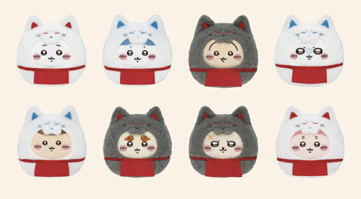 楽天市場】ちいかわ 稲荷だるまぬいぐるみ ハチワレ くりまんじゅう