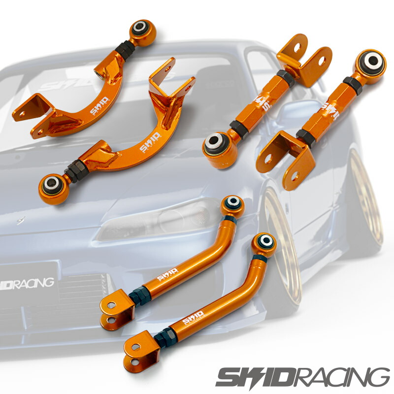 楽天市場】車検OK R32 調整式 ピロ アッパーアーム フロント BNR32