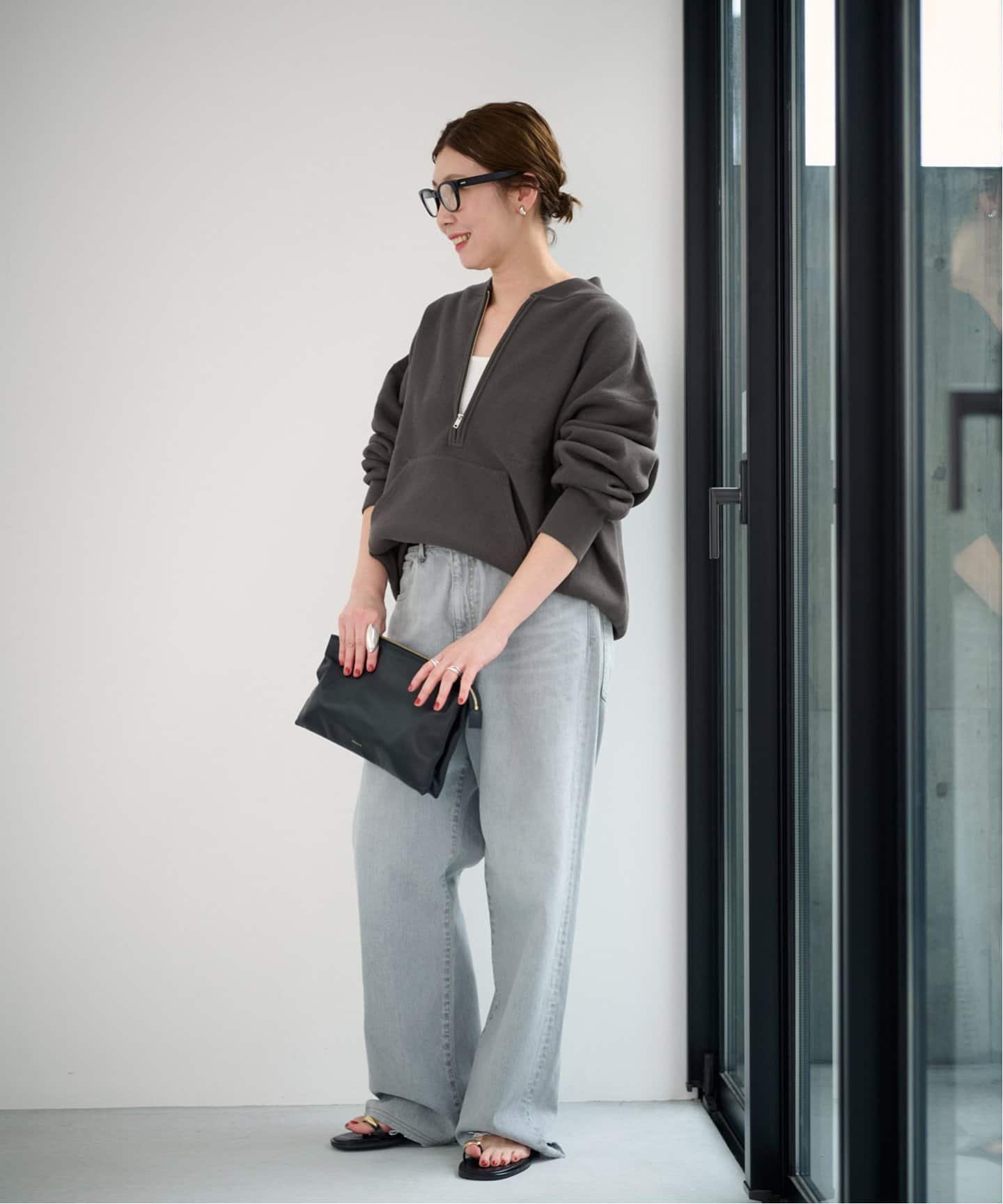 FRAMeWORK ≪追加≫Champion/チャンピオン 別注ハーフZIPリバース