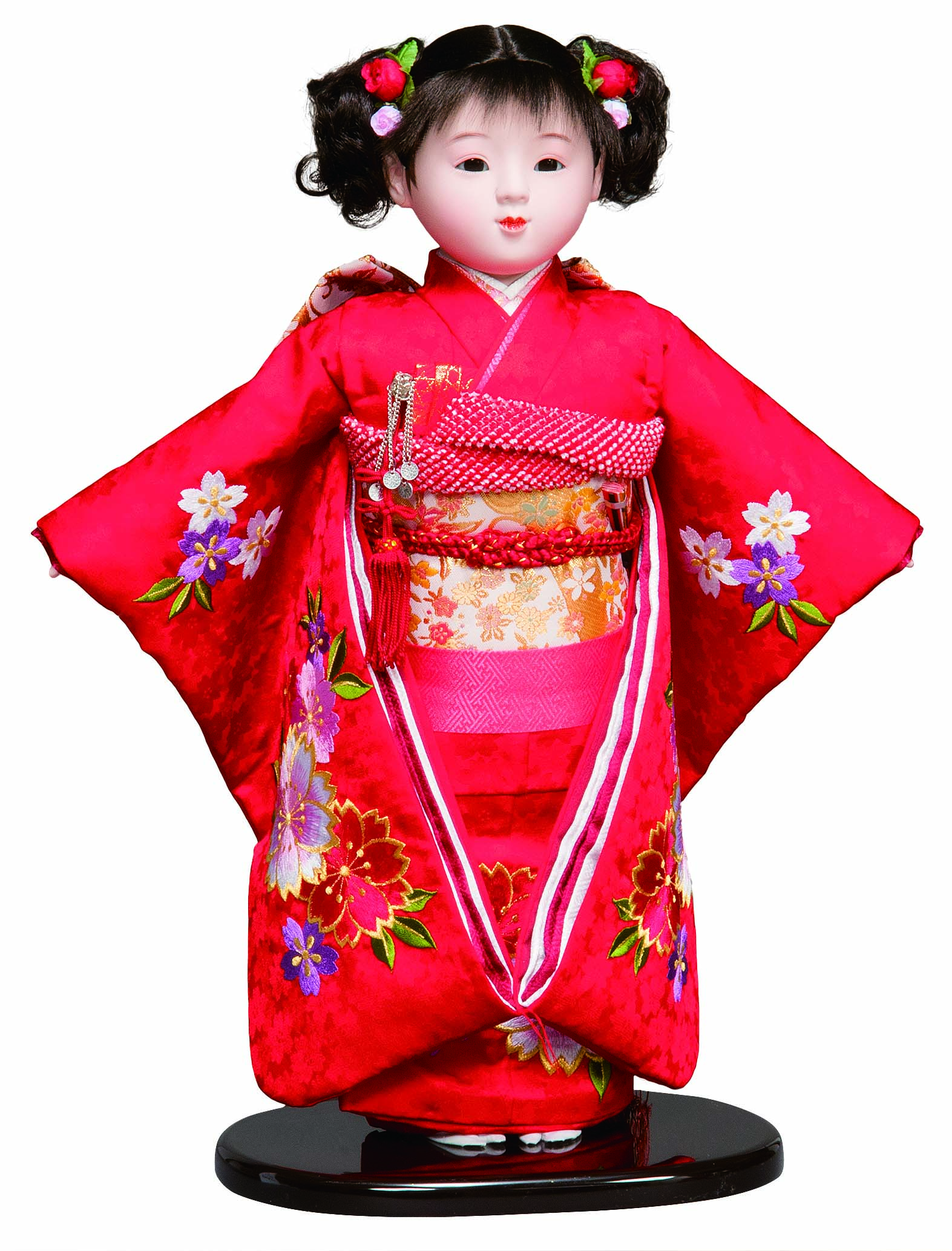 楽天市場】送料無料 平安豊久作 市松人形 13号 絞り 〈平安豊久 いち