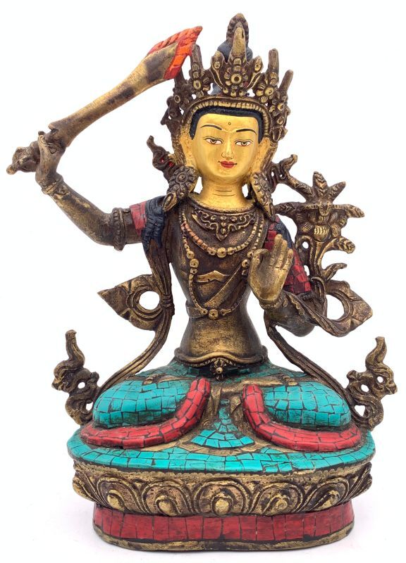 楽天市場】◇六字咒観音菩薩像 ◇仏教 チベット アンティーク風 -A
