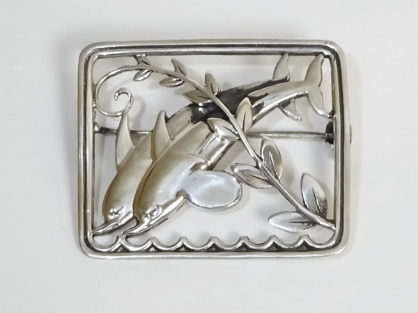 楽天市場】ジョージジェンセン ブローチ256 鹿モチーフ 送料込み