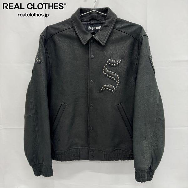 楽天市場】≪新品≫ Supreme 16SS Uptown Studded Leather Varsity