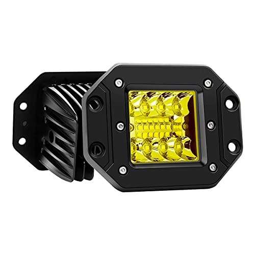 楽天市場】Chelhead 埋め込みLED作業灯 48w イエロー 5インチ LED