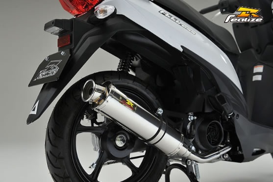 楽天市場】アドレス110 マフラー 22Racing ステンレス 337-009-00