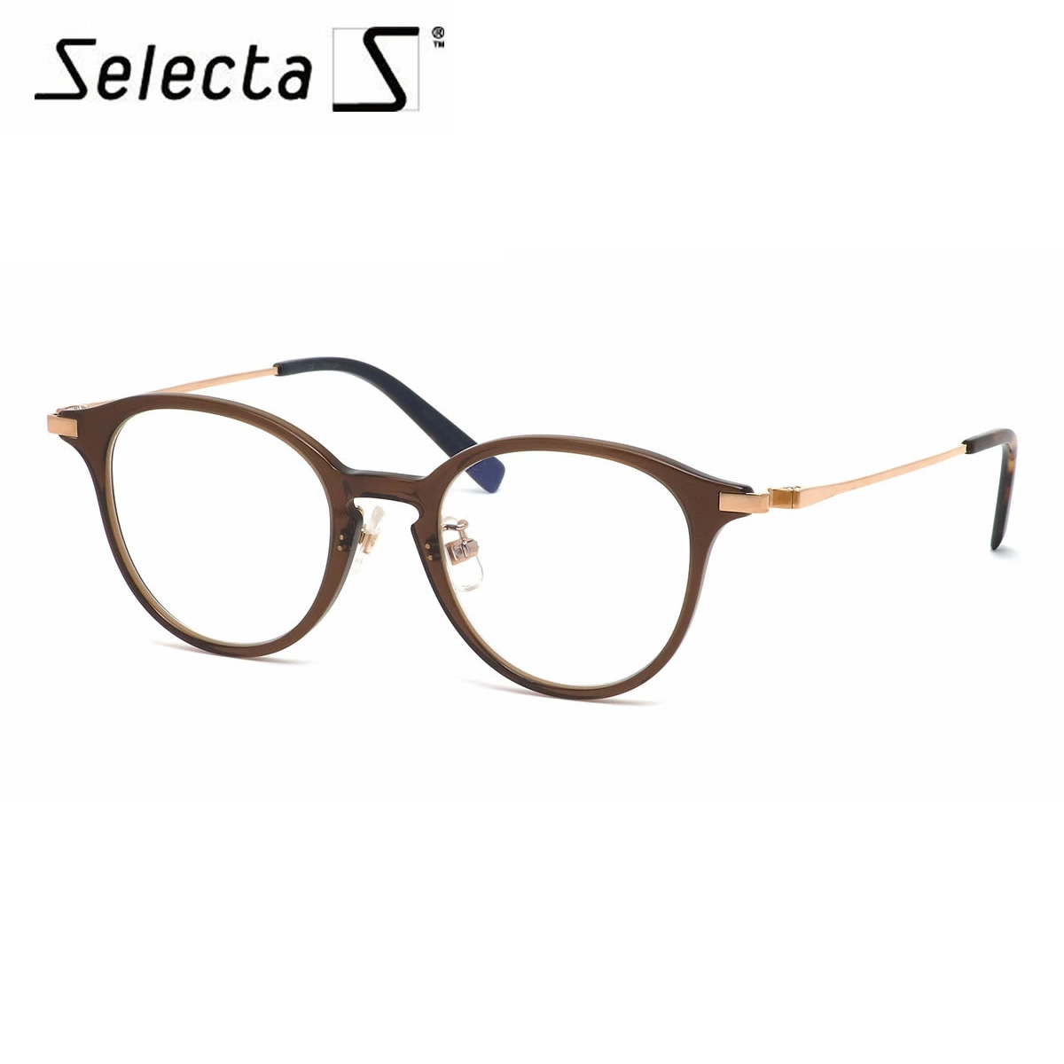 楽天市場】セレクタ selecta メガネ 87-0008 1 47サイズ ボストン