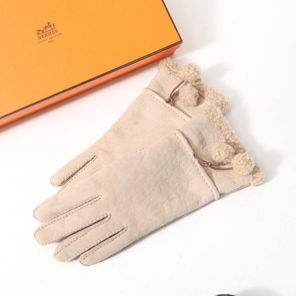 楽天市場】【緑屋質屋】エルメス レザー手袋(グローブ) パンチング #7