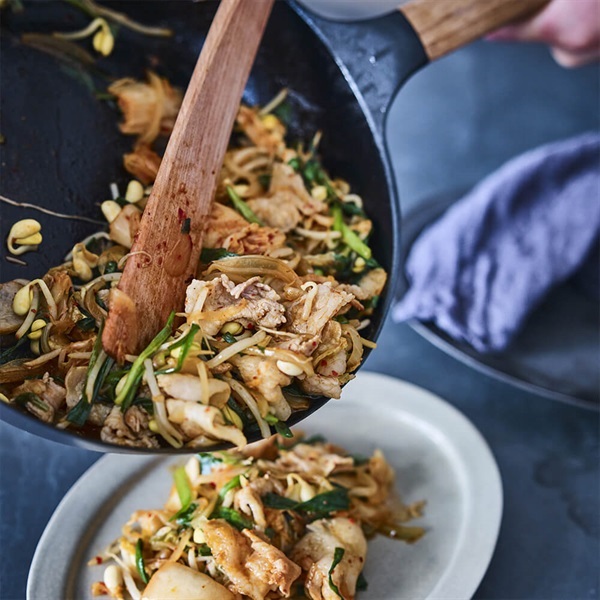 VERMICULAR(バーミキュラ)フライパン 24cm DEEP オーク[ガラスリッド