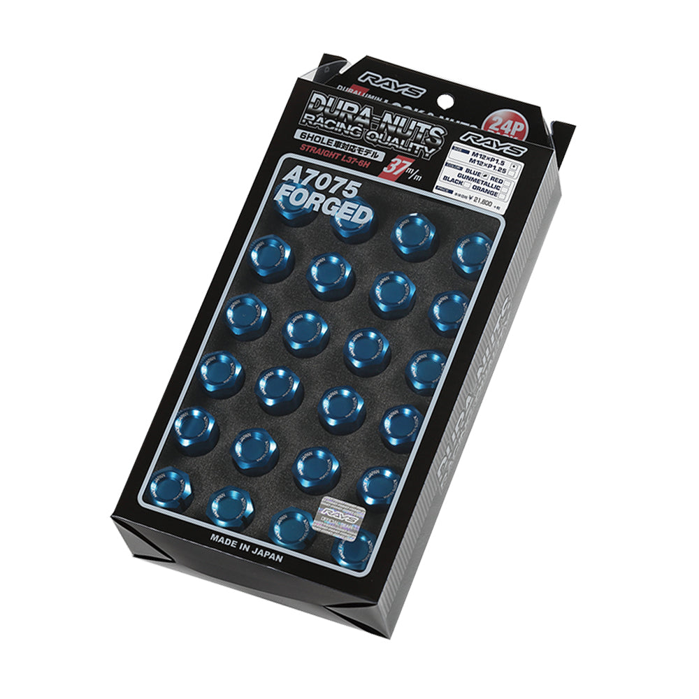 ジュラルミンロック＆ナットセット L37ストレートタイプ 6H用 – RAYS