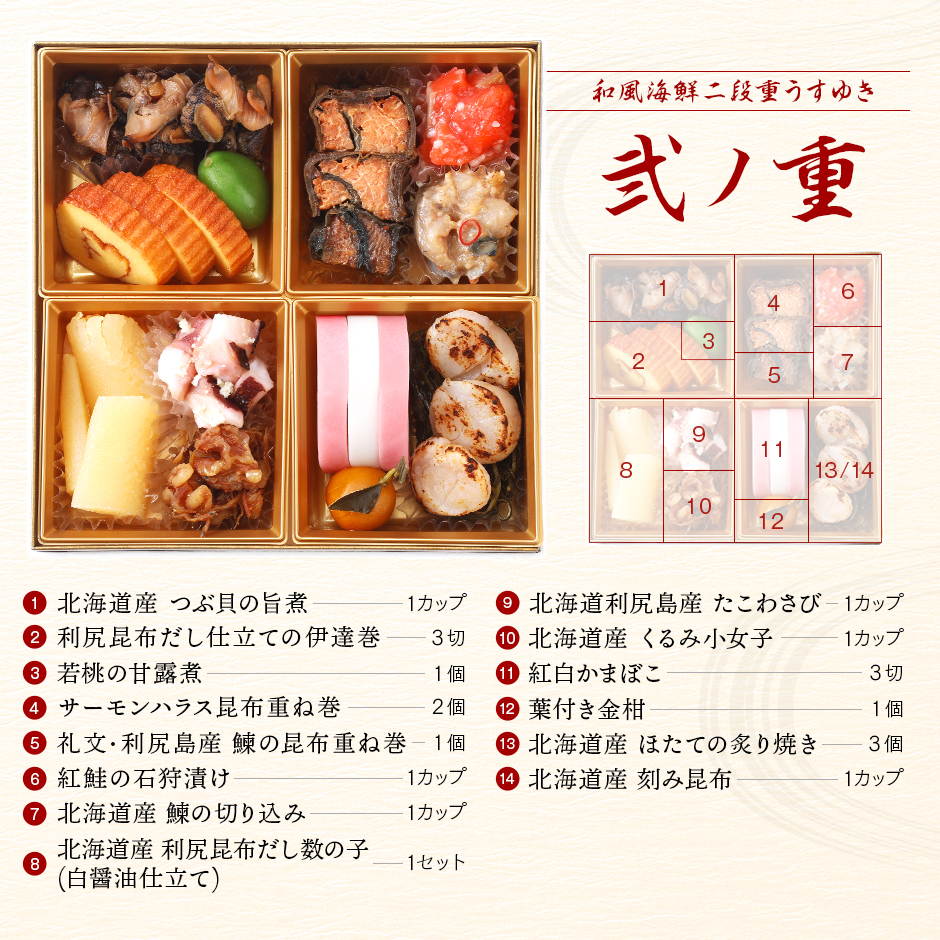 海鮮おせち2026 島の人「うすゆき」