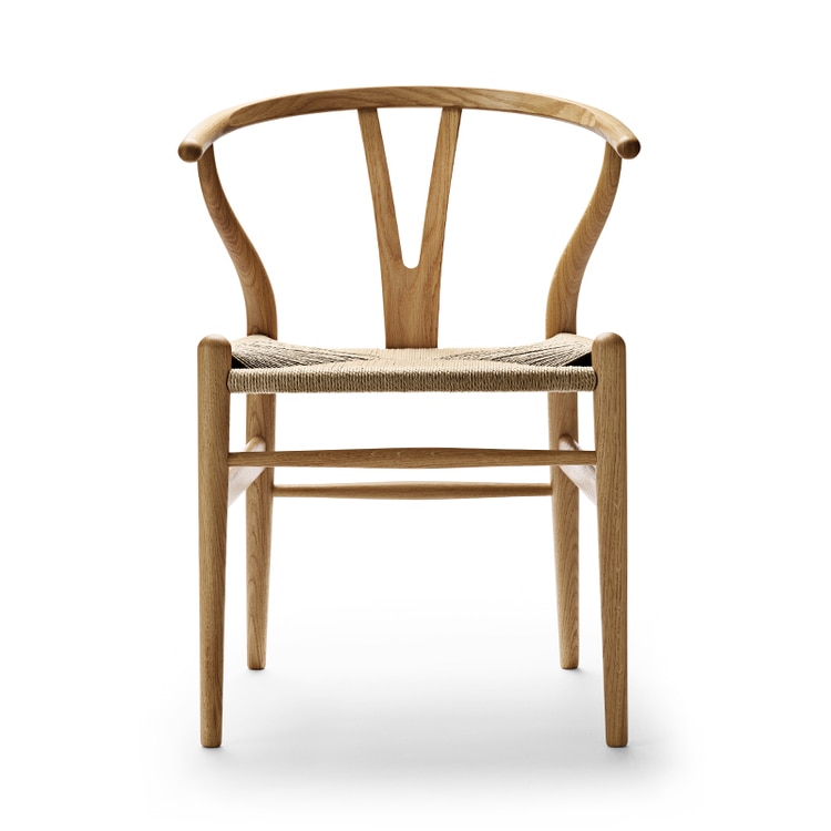 CH24 Yチェア(ウィッシュボーンチェア ) (樹種 / 塗装オーク材：オイル