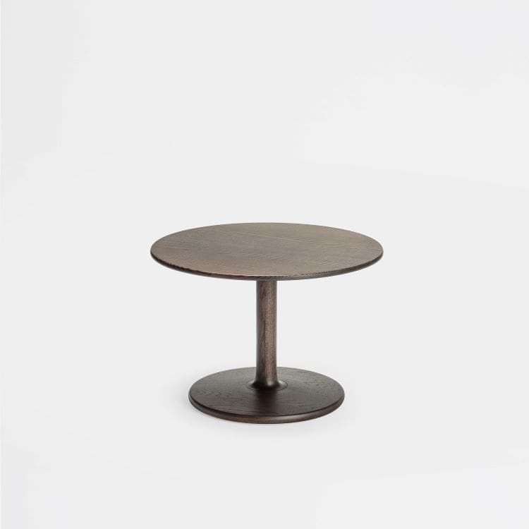 タイオウ サイドテーブル木製 丸型 W38D38H53 ③