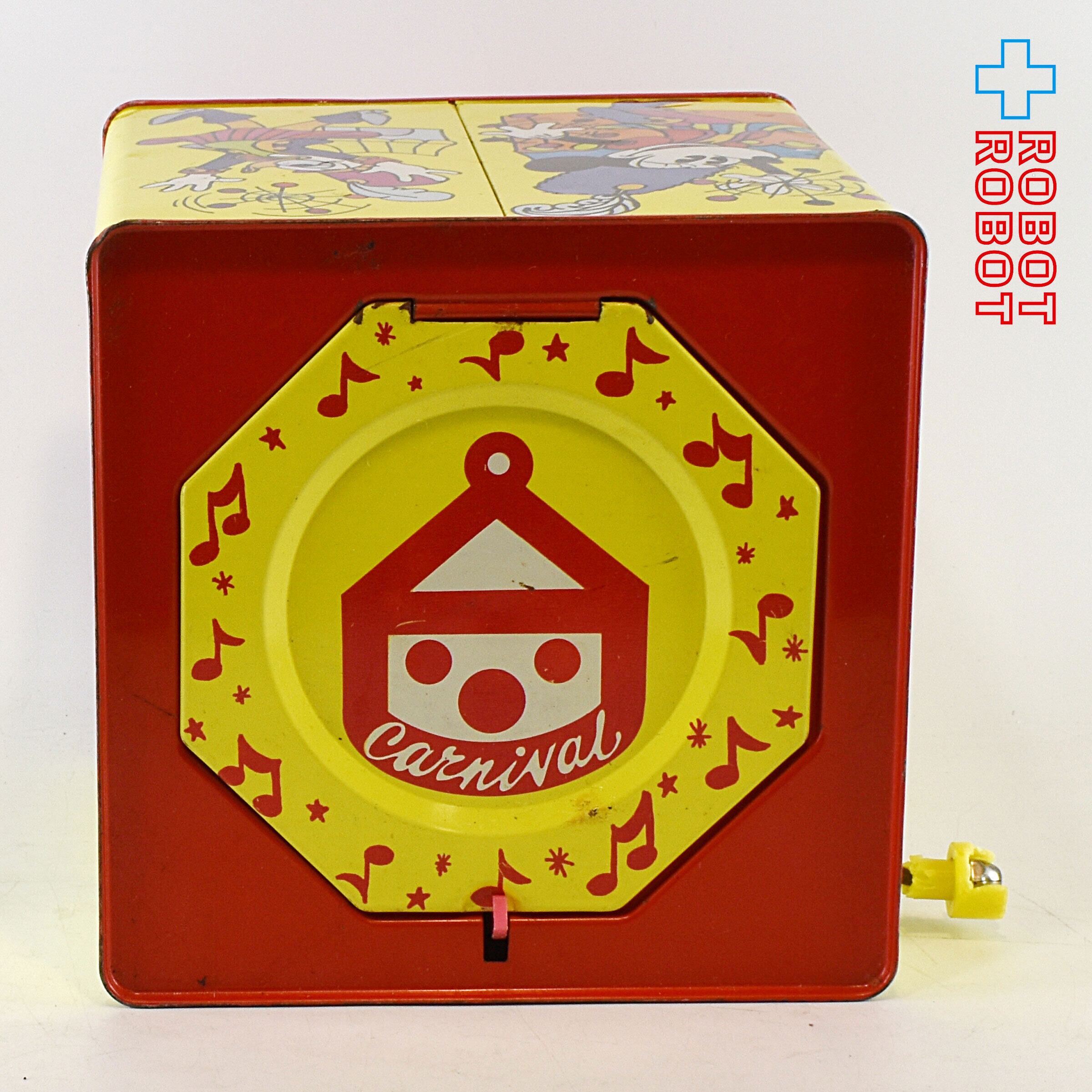 ミッキーマウス びっくり箱 W.D.P. カーニバル社 ミッキーマウス